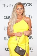 POLLY MARCHANT at Beauty Awards 2019 with Asos City Ccentral in London 11/25/2019