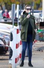 Pregnant ANNE HATHAWAY Out in Fairfield County 11/06/2019