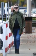 Pregnant ANNE HATHAWAY Out in Fairfield County 11/06/2019
