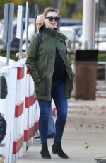 Pregnant ANNE HATHAWAY Out in Fairfield County 11/06/2019