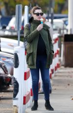 Pregnant ANNE HATHAWAY Out in Fairfield County 11/06/2019