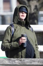 Pregnant ANNE HATHAWAY Out in Fairfield County 11/06/2019