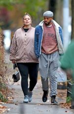Pregnant ASHLEY GRAHAM and Justin Ervin Out in New York 11/23/2019