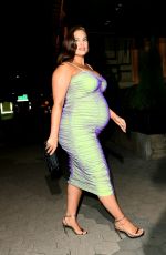 Pregnant ASHLEY GRAHAM Arrives at Cfda & Vogue Fashion Fund Awards in New York 11/04/2019