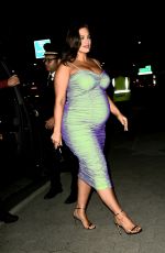 Pregnant ASHLEY GRAHAM Arrives at Cfda & Vogue Fashion Fund Awards in New York 11/04/2019