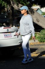 Pregnant CHRISTINA MILIAN at Her Beignet Box Food Truck in Los Angeles 11/24/2019