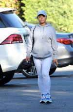 Pregnant CHRISTINA MILIAN at Her Beignet Box Food Truck in Los Angeles 11/24/2019