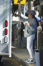 Pregnant CHRISTINA MILIAN at Her Beignet Box Food Truck in Los Angeles 11/24/2019