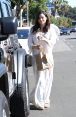 Pregnant JENNA DEWAN Dressed as An Angel Out in Los Angeles 10/31/2019