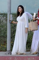 Pregnant JENNA DEWAN Dressed as An Angel Out in Los Angeles 10/31/2019
