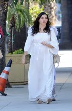 Pregnant JENNA DEWAN Dressed as An Angel Out in Los Angeles 10/31/2019
