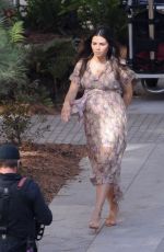 Pregnant JENNA DEWAN on the Set of a Photoshoot in Los Angeles 11/04/2019