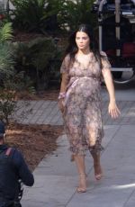 Pregnant JENNA DEWAN on the Set of a Photoshoot in Los Angeles 11/04/2019