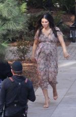 Pregnant JENNA DEWAN on the Set of a Photoshoot in Los Angeles 11/04/2019