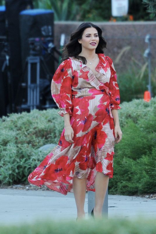 Pregnant JENNA DEWAN on the Set of Flirty Dancing in Los Angeles 11/05/2019