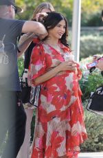 Pregnant JENNA DEWAN on the Set of Flirty Dancing in Los Angeles 11/05/2019
