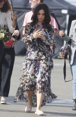 Pregnant JENNA DEWAN on the Set of Flirty Dancing on Santa Monica Pier 11/19/2019