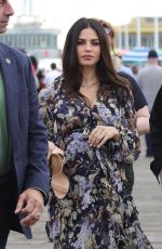 Pregnant JENNA DEWAN on the Set of Flirty Dancing on Santa Monica Pier 11/19/2019