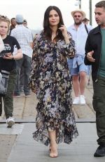 Pregnant JENNA DEWAN on the Set of Flirty Dancing on Santa Monica Pier 11/19/2019