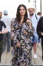 Pregnant JENNA DEWAN on the Set of Flirty Dancing on Santa Monica Pier 11/19/2019