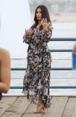 Pregnant JENNA DEWAN on the Set of Flirty Dancing on Santa Monica Pier 11/19/2019