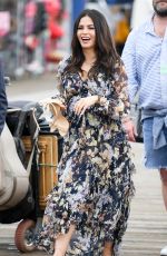 Pregnant JENNA DEWAN Out at Santa Monica Pier 11/19/2019