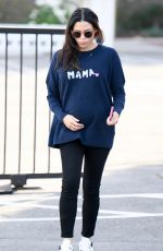 Pregnant JENNA DEWAN Out in Los Angeles 11/20/2019