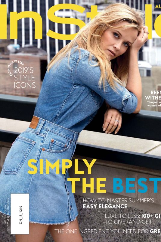 REESE WITHERSPOON in Instyle Magazine, Australia December 2019