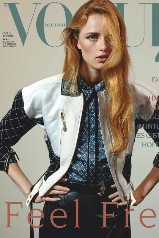 RIANNE VAN ROMPAEY in Vogue Magazin, Germany December 2019