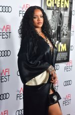 RIHANNA at Queen & Slim Premiere at AFI Fest 2019 in Hollywood 11/14/2019