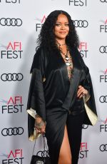 RIHANNA at Queen & Slim Premiere at AFI Fest 2019 in Hollywood 11/14/2019