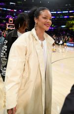 RIHANNA at Utah Jazz vs. LA Lakers Game at Staples Center in Los Angeles 10/25/2019