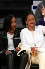 RIHANNA at Utah Jazz vs. LA Lakers Game at Staples Center in Los Angeles 10/25/2019