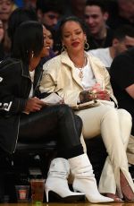 RIHANNA at Utah Jazz vs. LA Lakers Game at Staples Center in Los Angeles 10/25/2019