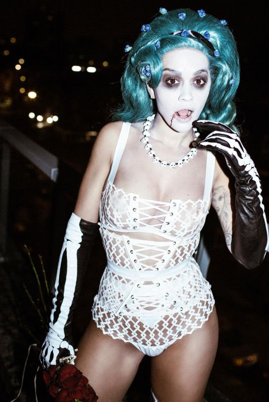 RITA ORA at Halloween Party - Instagram Photos 10/31/2019