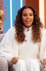 ROCHELLE HUMES at Lorraine Show in London 11/14/2019