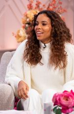 ROCHELLE HUMES at Lorraine Show in London 11/14/2019