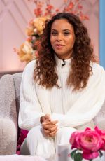 ROCHELLE HUMES at Lorraine Show in London 11/14/2019
