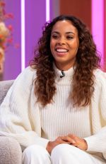 ROCHELLE HUMES at Lorraine Show in London 11/14/2019
