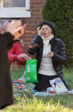 ROSANNA ARQUETTE and CATHERINE KEENER Being Released from Jail in Washington D.C. 11/01/2019