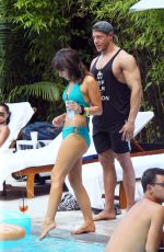 ROXANNE PALLETT in Bikini at a Beach in Miami 11/01/2019