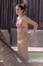 SARA SAMPAIO in Bikini at a Pool in Tulum 11/29/2019