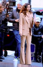 SARA SAMPAIO on the Set of Photoshoot for Michael Kors in New York 11/06/2019