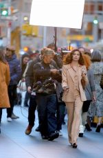 SARA SAMPAIO on the Set of Photoshoot for Michael Kors in New York 11/06/2019