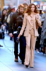 SARA SAMPAIO on the Set of Photoshoot for Michael Kors in New York 11/06/2019