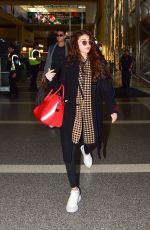SARAH HYLAND at LAX Airport in Los Angeles 11/11/2019