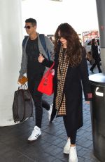 SARAH HYLAND at LAX Airport in Los Angeles 11/11/2019