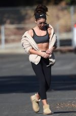 SARAH HYLAND Heading to Yoga Session in Hollywood 11/22/2019