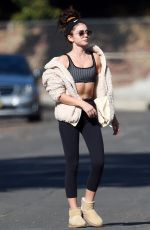 SARAH HYLAND Heading to Yoga Session in Hollywood 11/22/2019