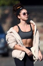 SARAH HYLAND Heading to Yoga Session in Hollywood 11/22/2019